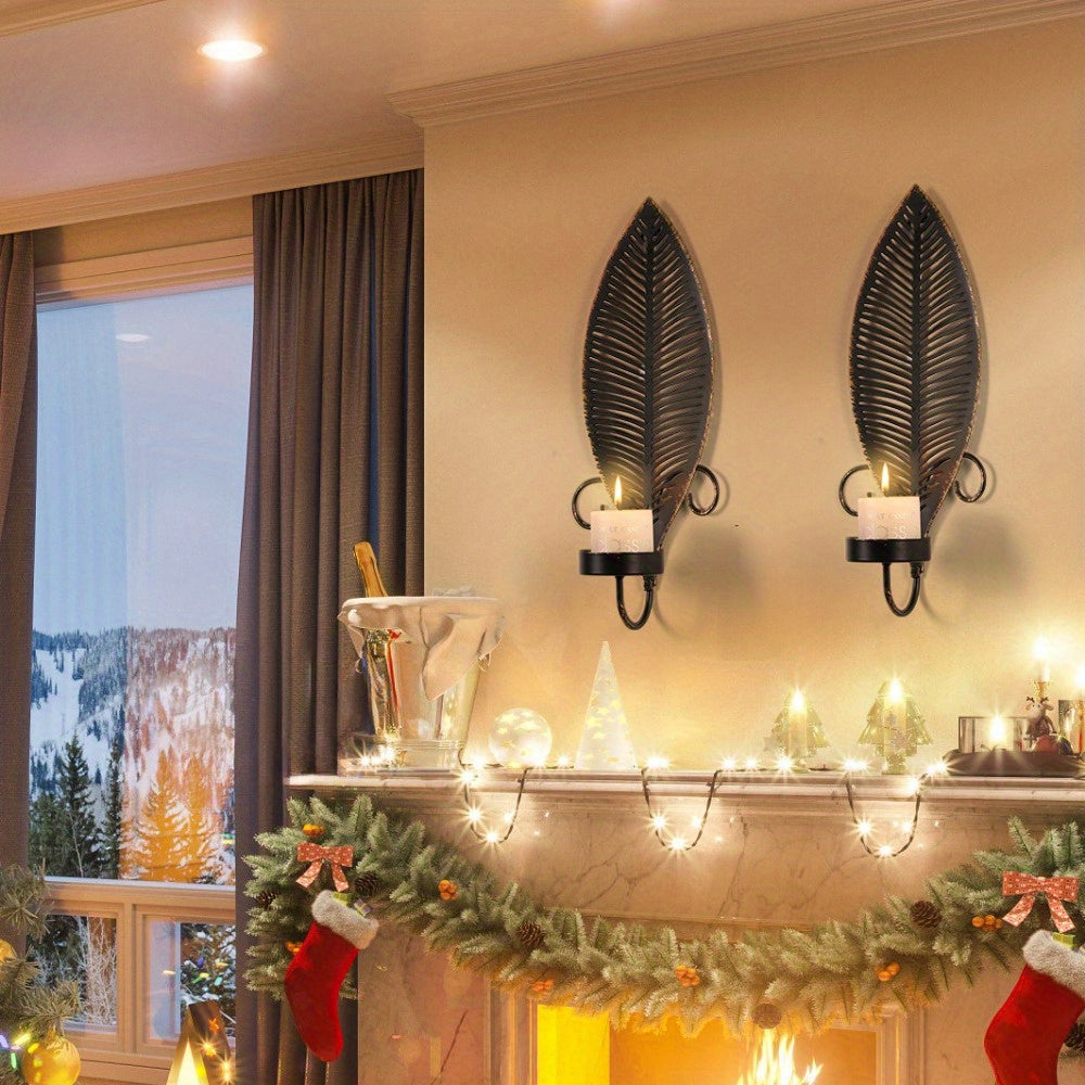 Frendorf | Blattmuster Wandleuchten - Stimmungsbeleuchtung für jeden Raum