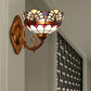 Frendorf | Glas-in-lood Kom Wandverlichting Loft Vintage 1 Licht Wandlamp voor Woonkamer