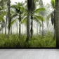 Lush Trees and Leaves Wandtattoo für Esszimmer Waldlandschaft Wandkunst, Personalisierte