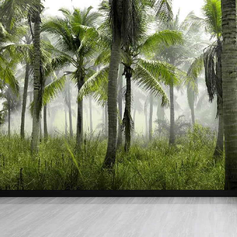 Lush Trees and Leaves Wandtattoo für Esszimmer Waldlandschaft Wandkunst, Personalisierte