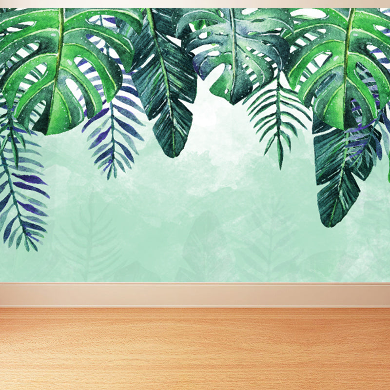 Lush Trees and Leaves Wandtattoo für Esszimmer Waldlandschaft Wandkunst, Personalisierte