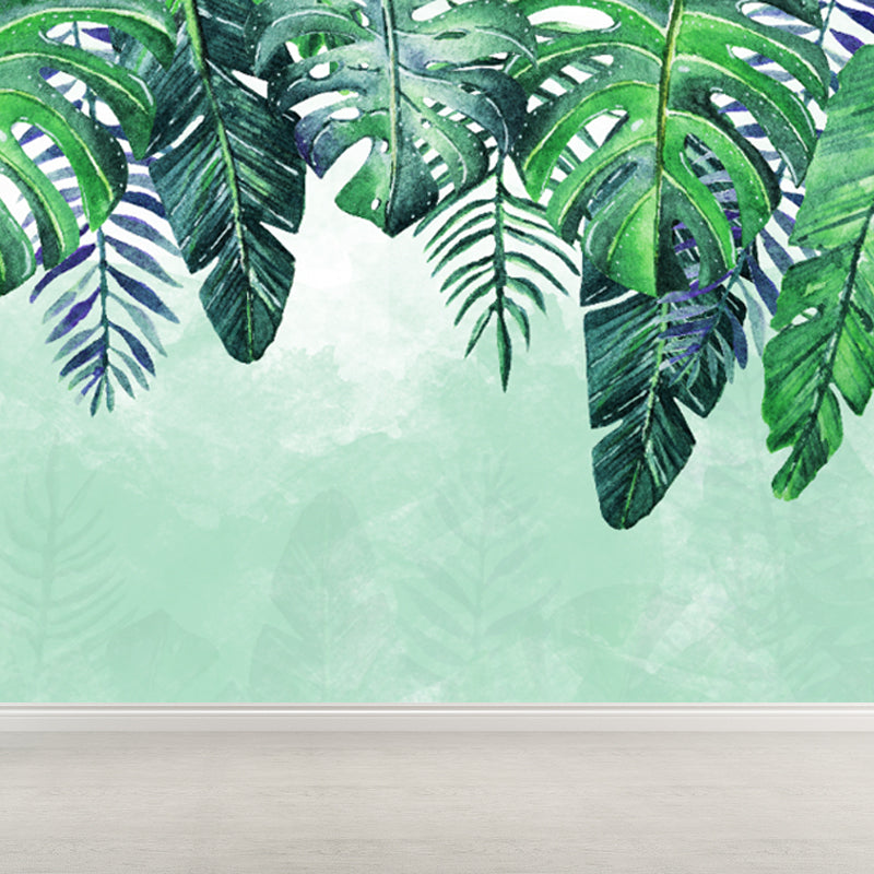 Lush Trees and Leaves Wandtattoo für Esszimmer Waldlandschaft Wandkunst, Personalisierte