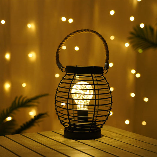 Dekoratives LED-Nachtlicht aus Kupferdraht: Rotweinflaschenlampe