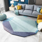 Frendorf | Groene en Blauwe Onregelmatige Vloerkleed Slaapkamer Novelty Kleurenblokpatroon Gebied Vloerkleed Polyester Vlekbestendige Tapijt