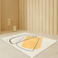 Frendorf | Beige Abstract Teppich Polyester Moderner Teppich Rutschfeste Rückseite Haustierfreundlicher Teppich für das Wohnzimmer