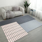 Frendorf | Casual Bedroom Irregular Teppich in Grau und Elfenbein Farbblockdruck Teppich Polyester Waschbarer Bereichsteppich