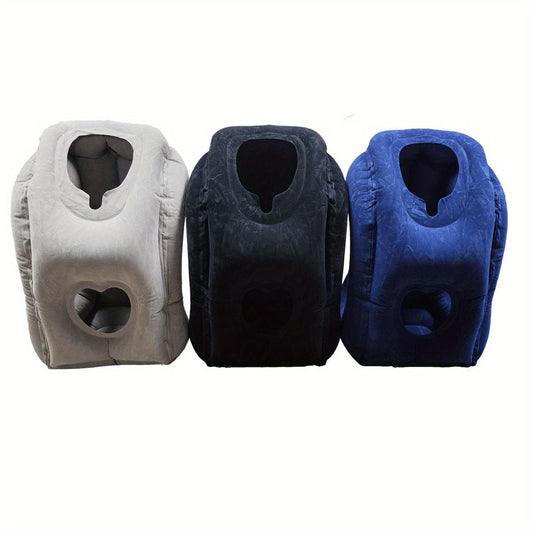 Frendorf | Aufblasbare Reisekragenstütze mit herzförmigem Ausschnitt – Kompakt und waschbar