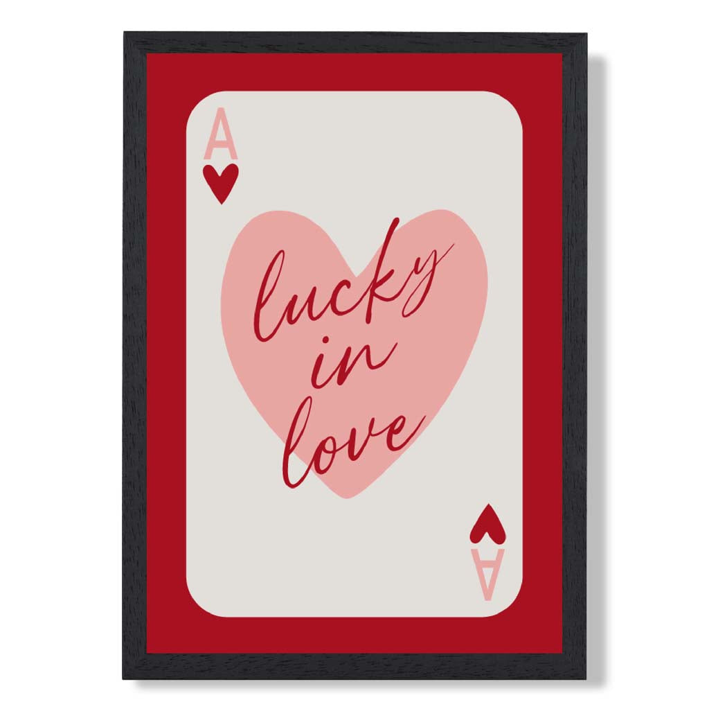 Lucky In Love Gerahmter Kunstdruck
