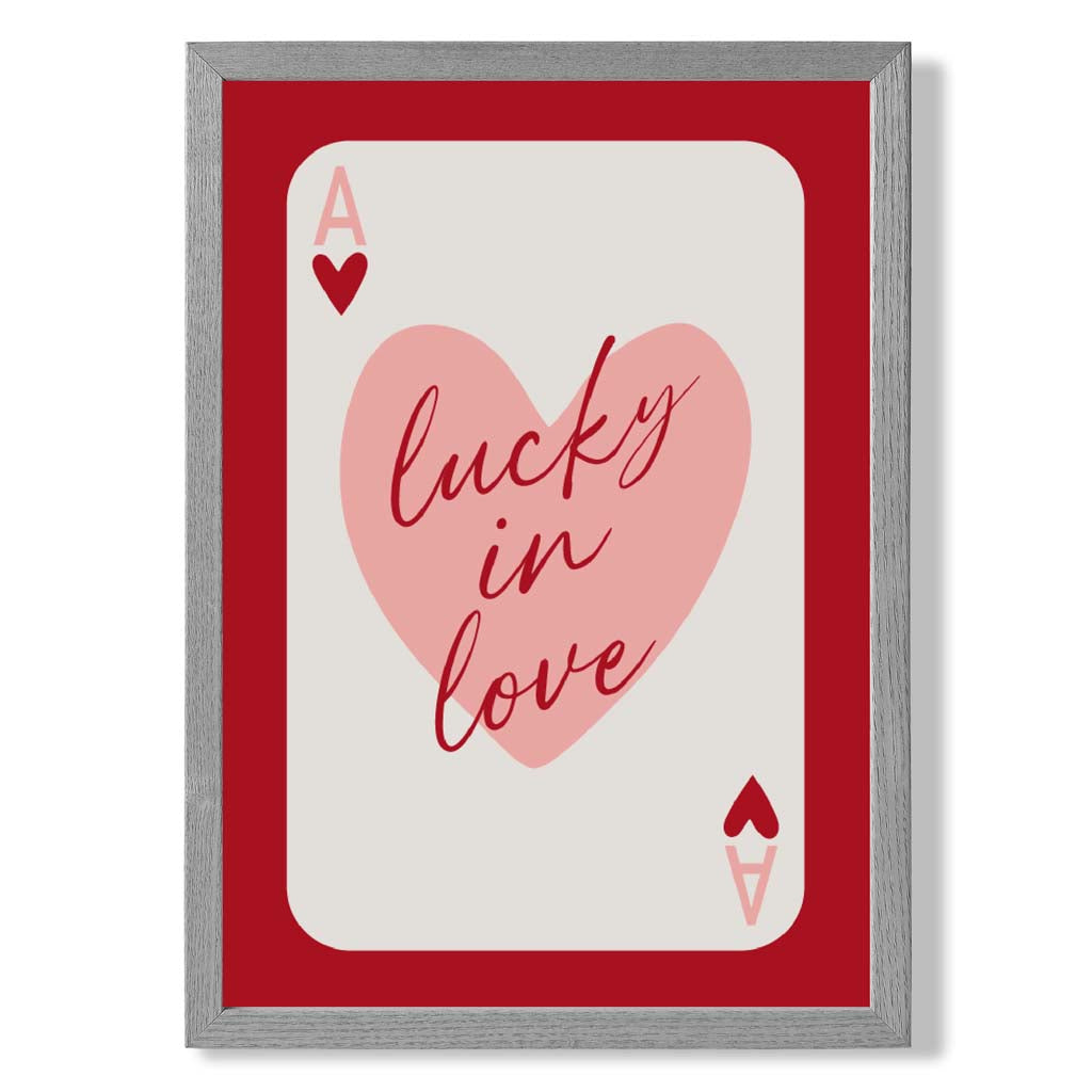 Lucky In Love Gerahmter Kunstdruck