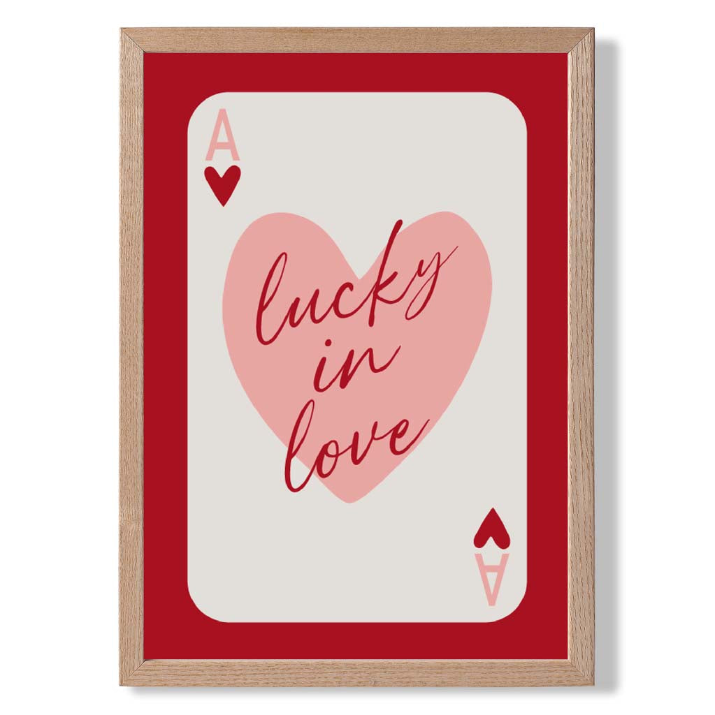 Lucky In Love Gerahmter Kunstdruck