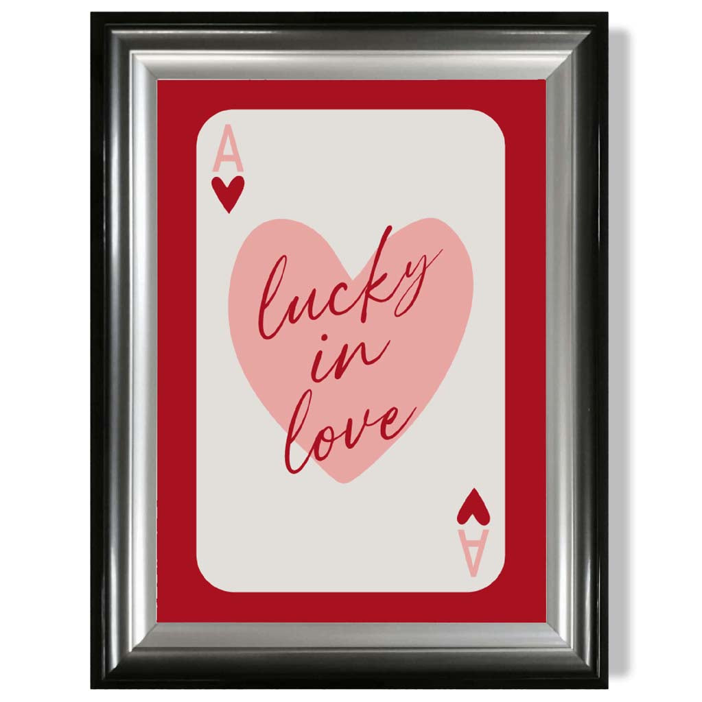 Lucky In Love Gerahmter Kunstdruck