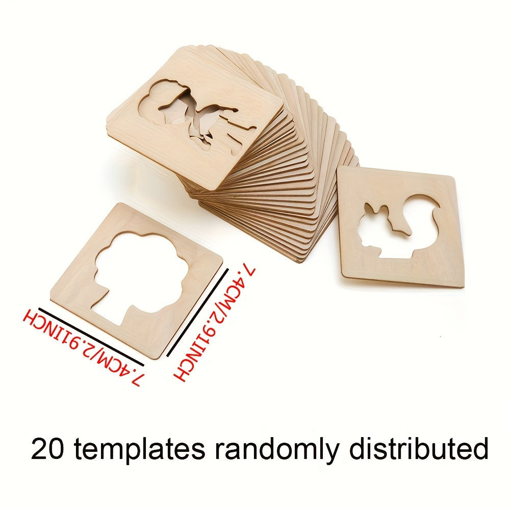 Frendorf | Bildungs-Zeichenvorlagen-Set - Für kreatives Lernen