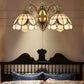 Frendorf | 2 Lights Dome Wandlamp met Magnolia Wit/Beige Glas Tiffany Wandlamp voor Woonkamer