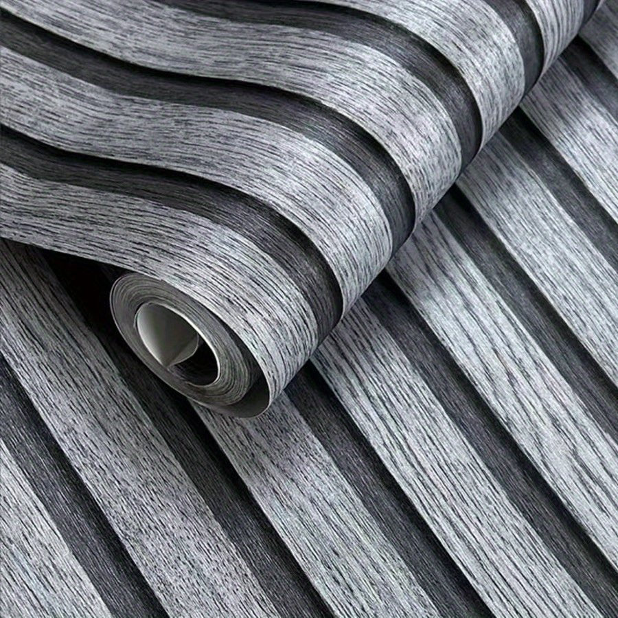 WoodStyle 3D Selbstklebende PVC Wandpaneele – Holzoptik, Öl- und Schmutzabweisend, Einfache Installation – Für Wohnzimmer & Küche