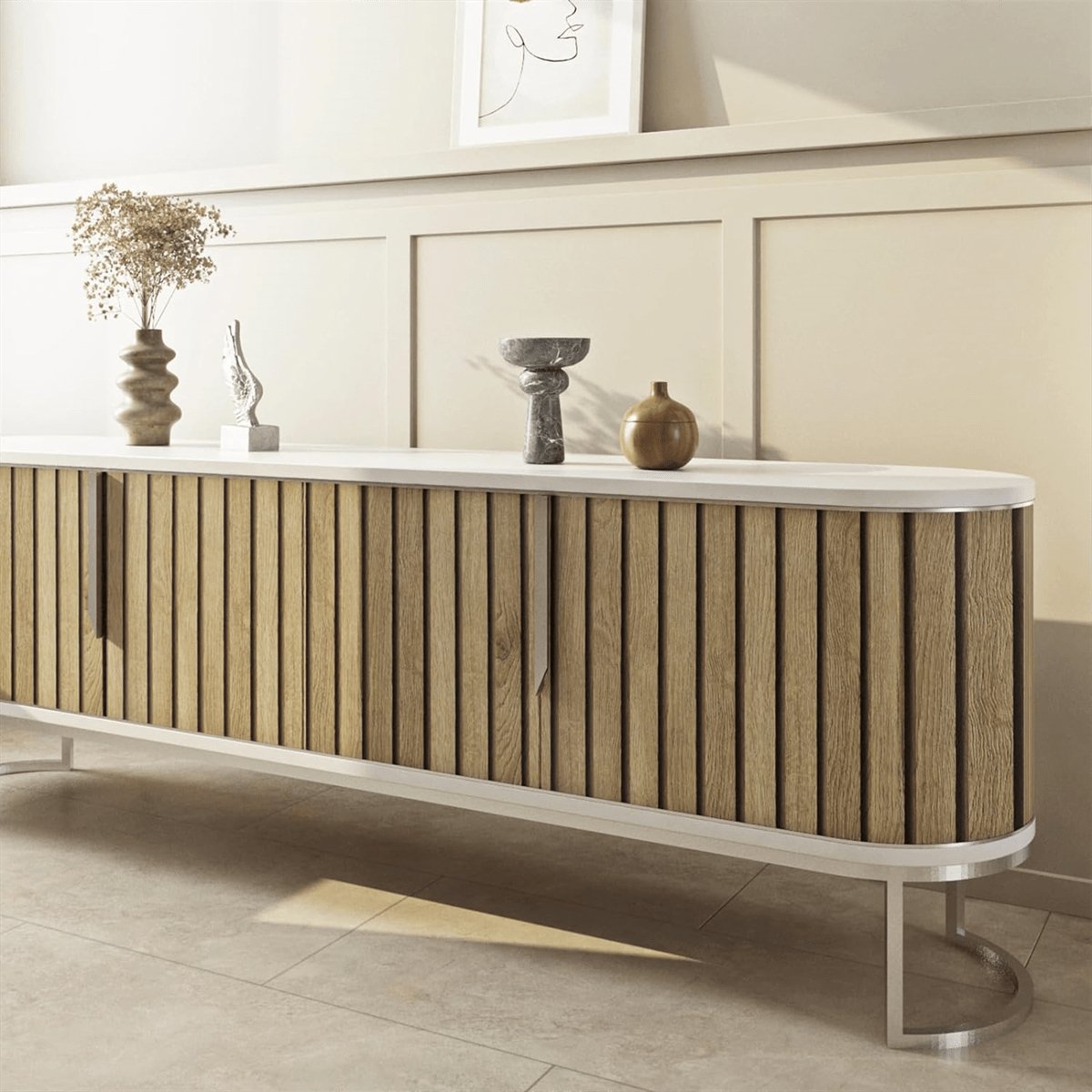 WoodStyle 3D Selbstklebende PVC Wandpaneele – Holzoptik, Öl- und Schmutzabweisend, Einfache Installation – Für Wohnzimmer & Küche