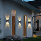 Moderne Einfachheit Solar Wasserdicht Rechteckige ABS PMMA LED Wandleuchte Lampe Für Außenpatio