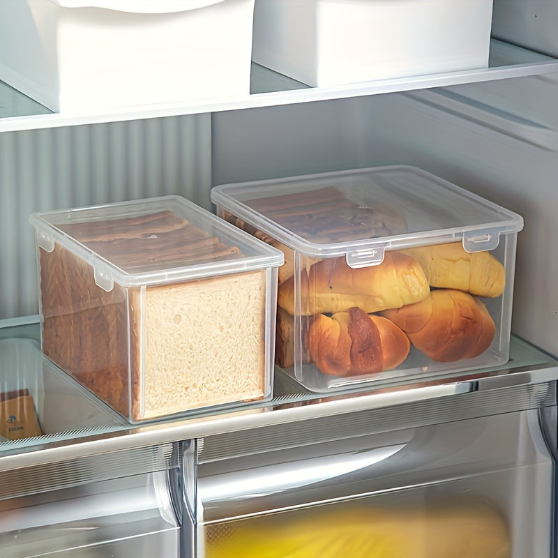 Große luftdichte Brotdose - Transparente, robuste Kunststoff-Brotaufbewahrung für frische Lagerung, ideal für den Einsatz zu Hause und in Restaurants