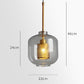 Frendorf | LumiSavanna Glas Pendelleuchte | Elegantes Lichtdesign | Dimmbar | Für Esszimmer & Wohnräume