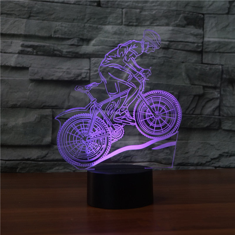 Mountainbike 3D Licht