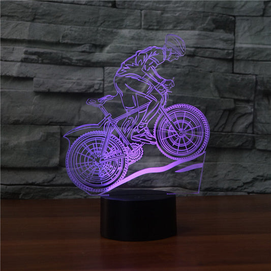 Mountainbike 3D Licht