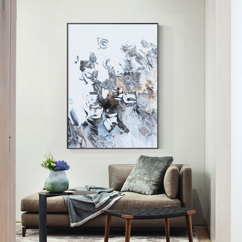 Frendorf | Leinwand Texturiertes Gemälde Moderne Stil Abstraktes Muster Wandkunst Dekor, Verschiedene Größen