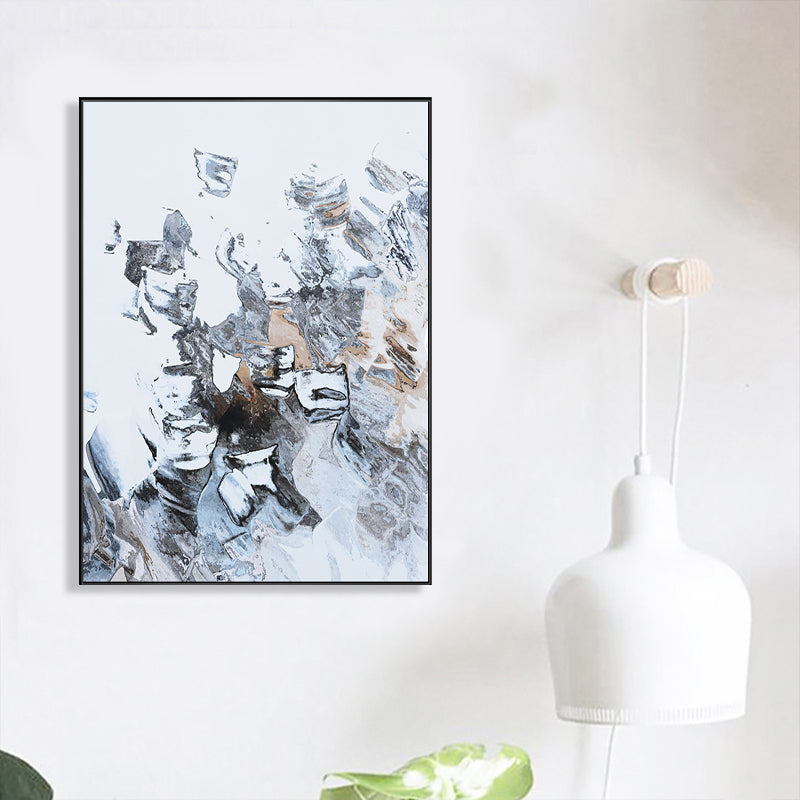 Frendorf | Leinwand Texturiertes Gemälde Moderne Stil Abstraktes Muster Wandkunst Dekor, Verschiedene Größen