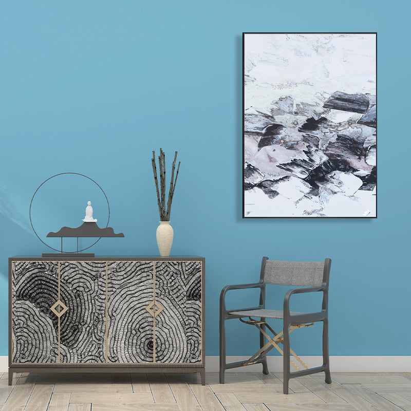 Frendorf | Leinwand Texturiertes Gemälde Moderne Stil Abstraktes Muster Wandkunst Dekor, Verschiedene Größen