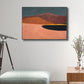 Frendorf | Berg Landschaft Leinwand in Pastellfarbe Modern Stil Wandkunst Dekoration für Esszimmer
