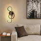 Frendorf | Muzikale Noct Volwassen Slaapkamer Wandlamp Metaal Modern Creatief Zwart/Wit Wandlamp