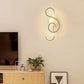 Frendorf | Muzikale Noct Volwassen Slaapkamer Wandlamp Metaal Modern Creatief Zwart/Wit Wandlamp