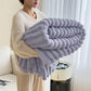 Frendorf | CosyLuxe – Kuscheldecke aus dickem Kaninchenplüsch & Milchsamt (inkl. 2 Kissenbezüge)