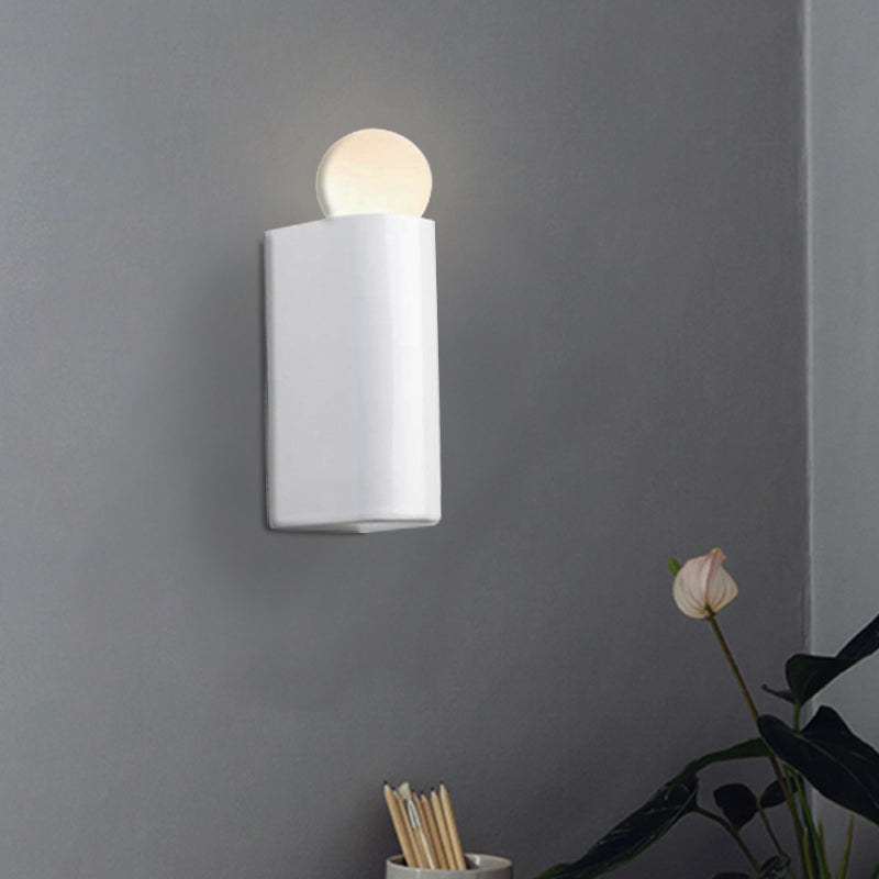 Frendorf | Weiße Ball-Wandbeleuchtung Modernist LED Milchglas-Wandlampe mit kleiner/mittlerer/großer Größe in Weiß/warmem Licht