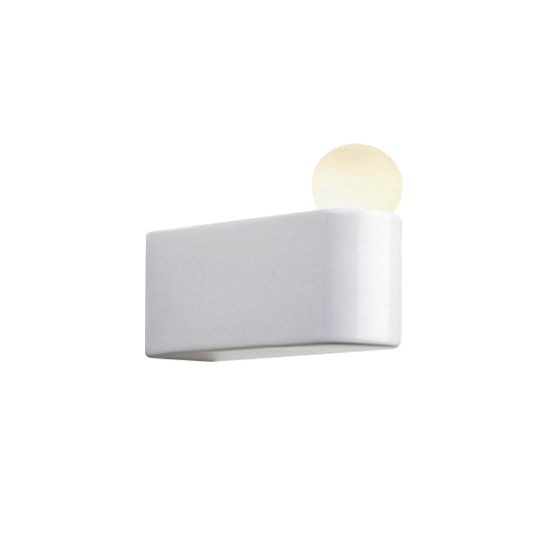 Frendorf | Weiße Ball-Wandbeleuchtung Modernist LED Milchglas-Wandlampe mit kleiner/mittlerer/großer Größe in Weiß/warmem Licht