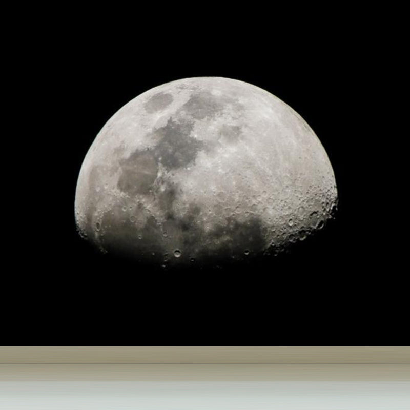 Vollmond Wandtattoo Modernes Dekoratives Wohnzimmer Wandverkleidung, Individuell Bedruckt