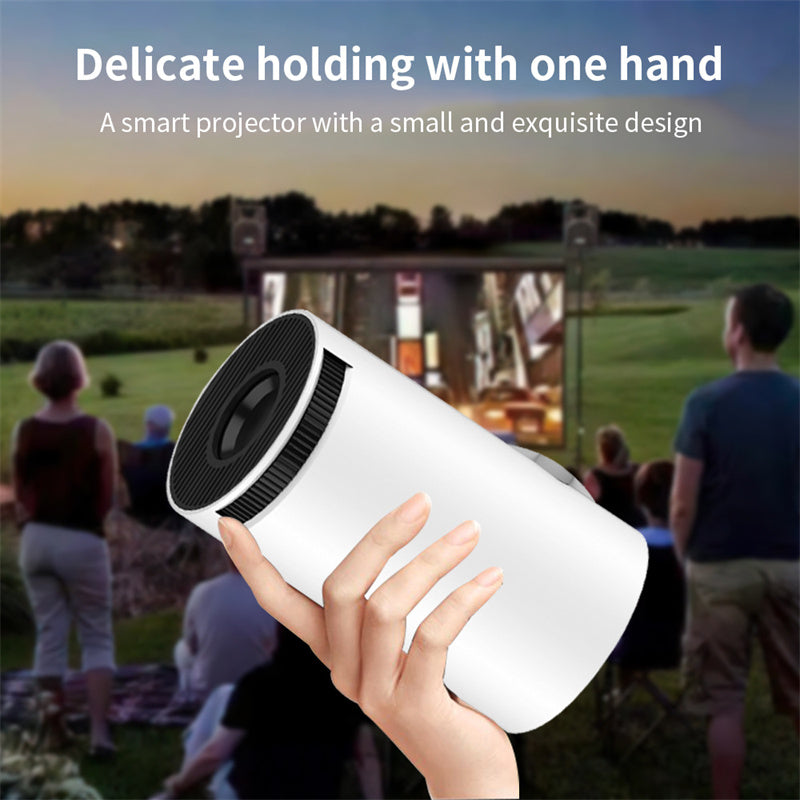 Frendorf | Tragbarer 4K Smart Beamer mit WiFi & Bluetooth 180 Grad Projektionswinkel Autofokus