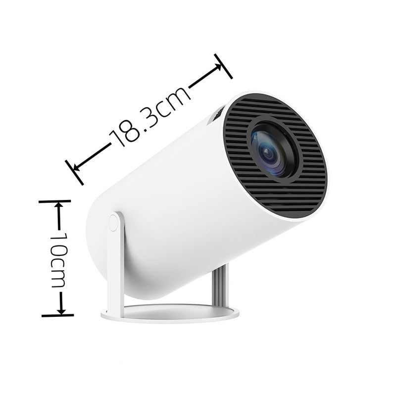 Frendorf | Tragbarer 4K Smart Beamer mit WiFi & Bluetooth 180 Grad Projektionswinkel Autofokus