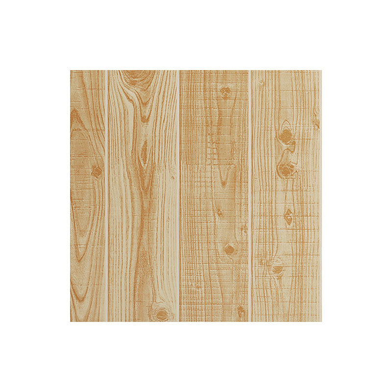Holztapete Rolle Rustikal 3D Konstruktion Wandkunst in heller Farbe, 33' L x 20.5" B