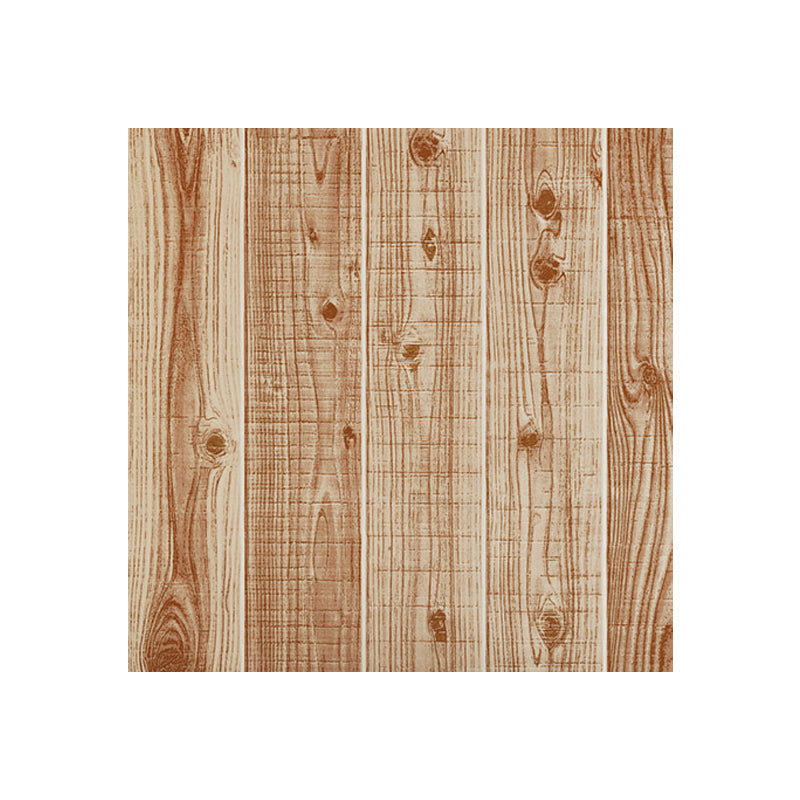 Holztapete Rolle Rustikal 3D Konstruktion Wandkunst in heller Farbe, 33' L x 20.5" B