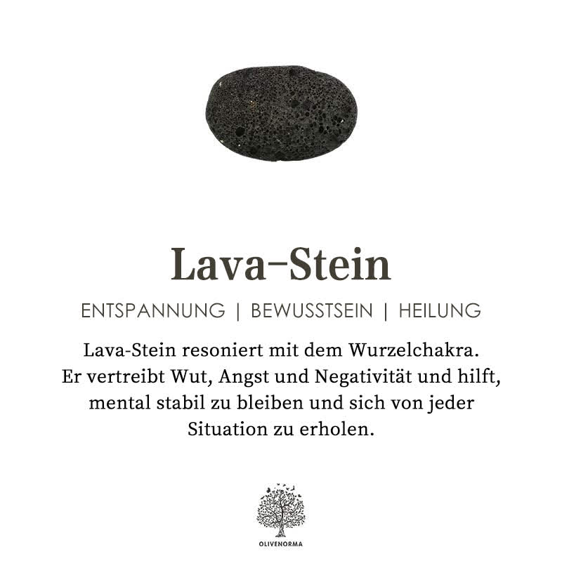 Frendorf | Aurelia Schwarz Onyx und Lavastein Würfel Balance-Armband