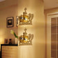 Frendorf | Moderne schöne Wandlampe Holz einzelne Licht braune Wandlampe für Flur Pflegezimmer