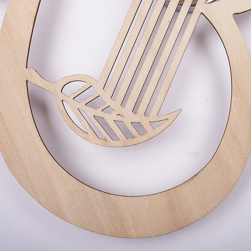 Frendorf | Moderne schöne Wandlampe Holz einzelne Licht braune Wandlampe für Flur Pflegezimmer