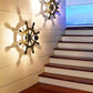 Frendorf | Moderne schöne Wandlampe Holz einzelne Licht braune Wandlampe für Flur Pflegezimmer