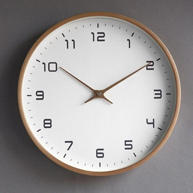 Skandinavische Einfachheit Wanduhr | Minimalistische Eleganz für jeden Raum - DuraClock