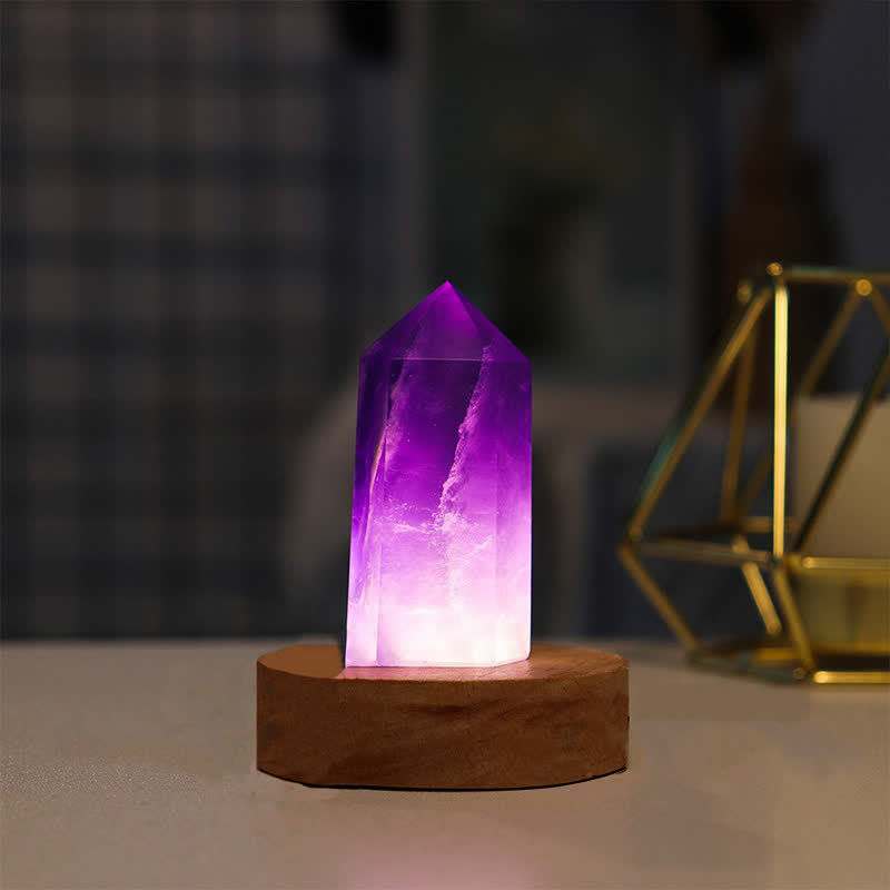 Frendorf natürliche Kristallheilkristalllampe Dekoration