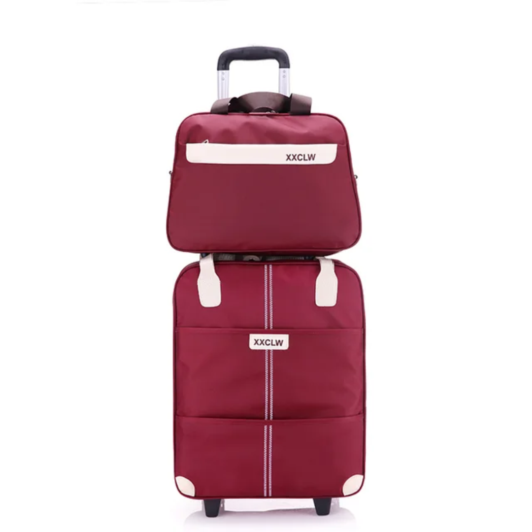 2 in 1 Reisetaschen Trolley-Taschen Handgepäck Taschen