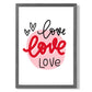 Circle of Love Gerahmter Kunstdruck
