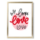 Circle of Love Gerahmter Kunstdruck