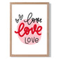 Circle of Love Gerahmter Kunstdruck