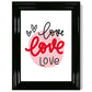 Circle of Love Gerahmter Kunstdruck