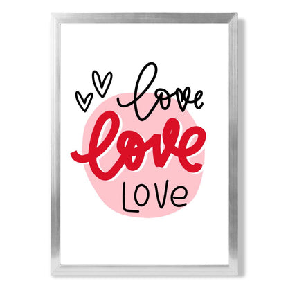 Circle of Love Gerahmter Kunstdruck